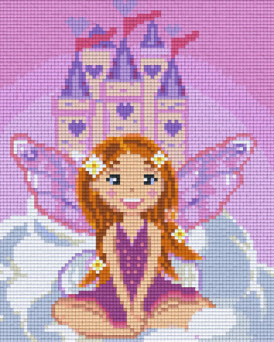 Fairy Castle Four [4] Baseplate PixelHobby Mini-mosaic Art Kit